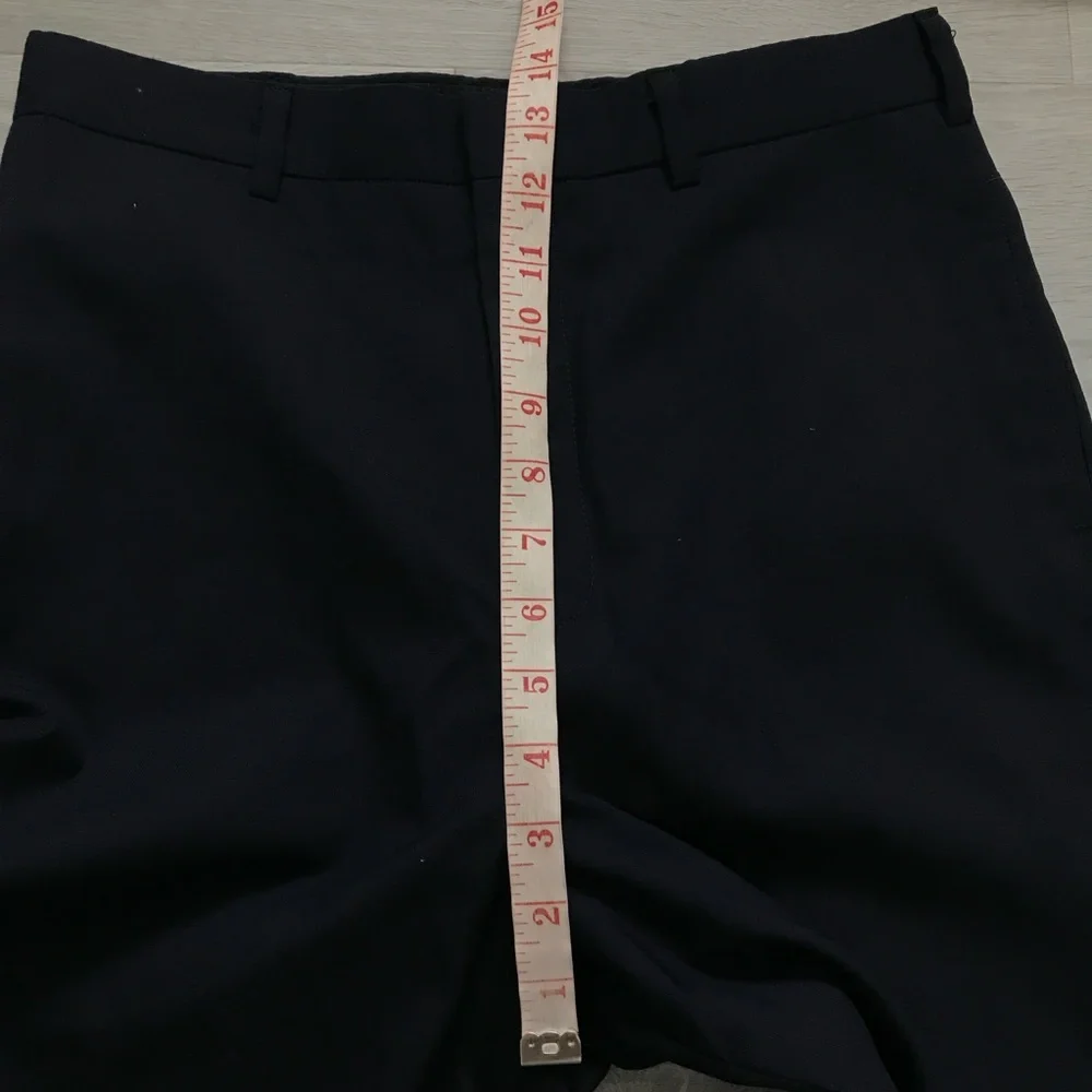 SMOCK NAVYBTHE OFFICER TROUSER PANT 100% WOOL ANKLE CROP 2